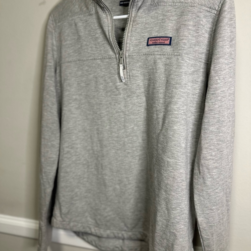 Vineyard Vines Men's Light Gray Zip-Up Jacket